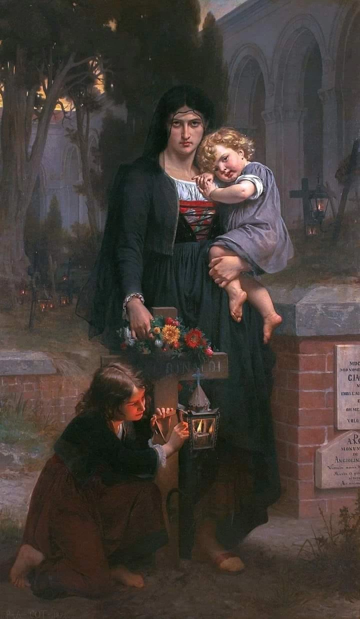 Madre con i suoi due figli